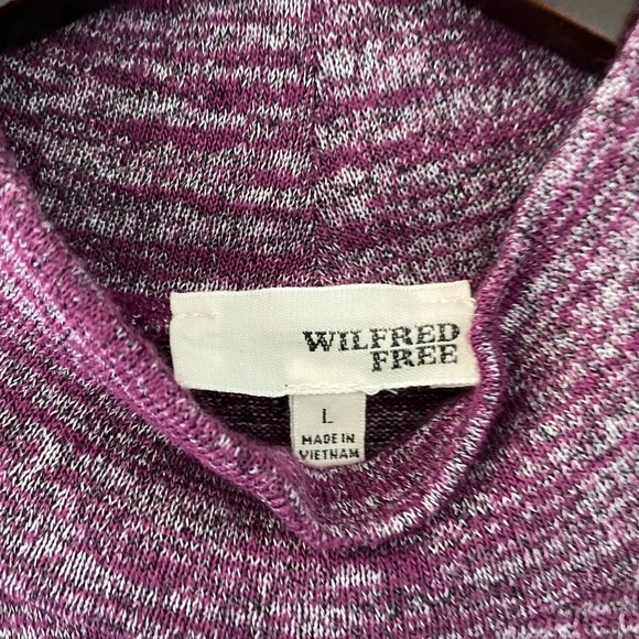 Wilfred Free Aritzia Purple Midi Sleeveless Dress - Picture 3 of 9